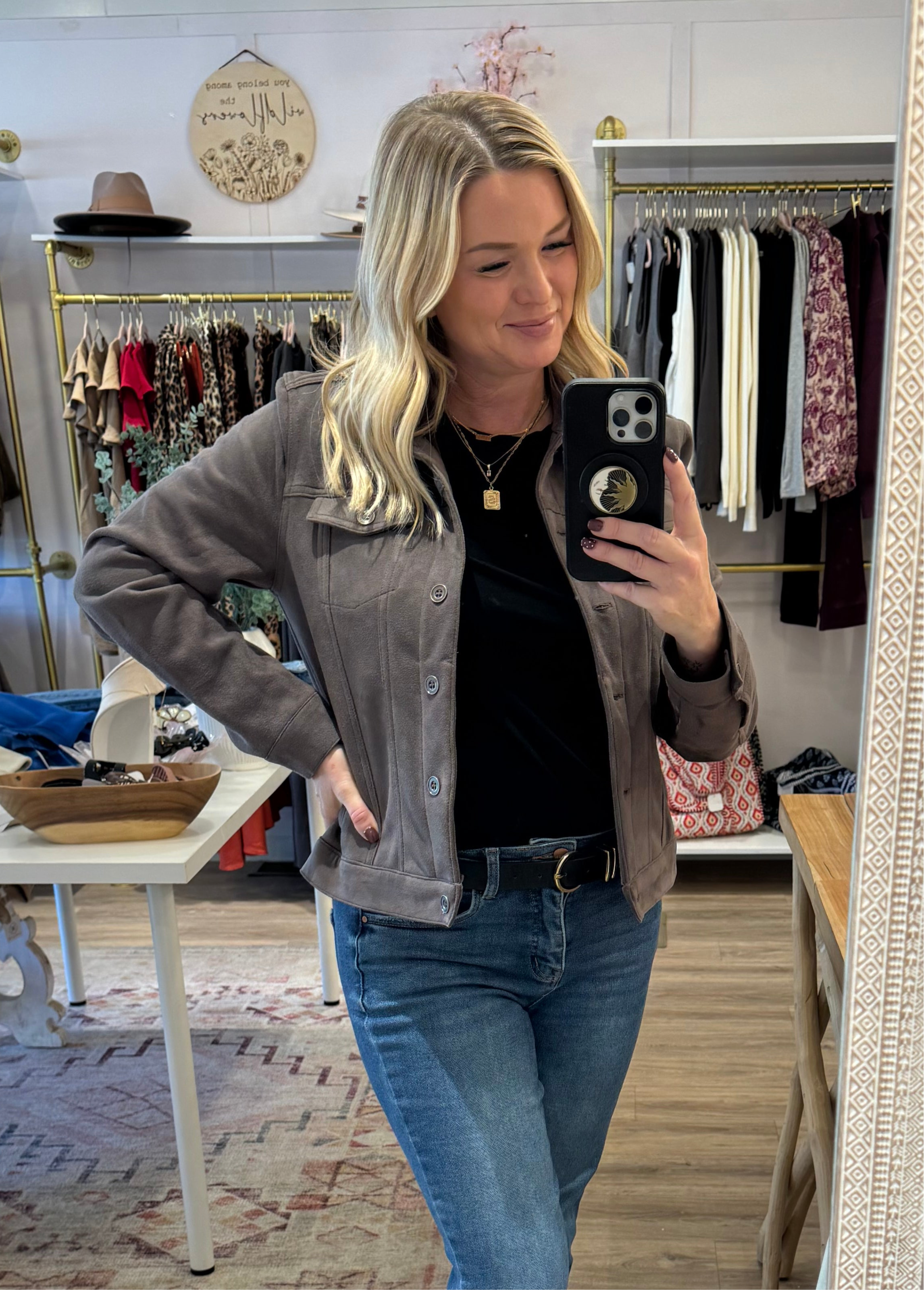 The Charcoal Maverick Jacket