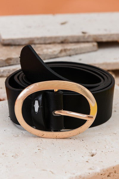 Oval Buckle Belts