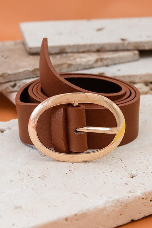 Oval Buckle Belts