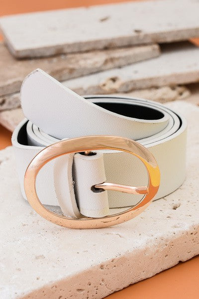 Oval Buckle Belts