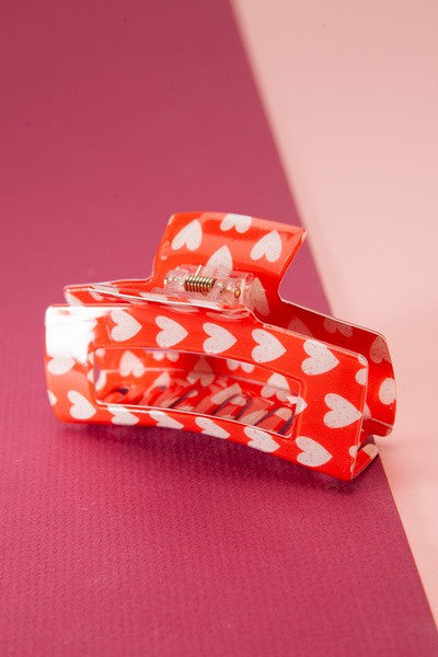 Heart Claw Clips