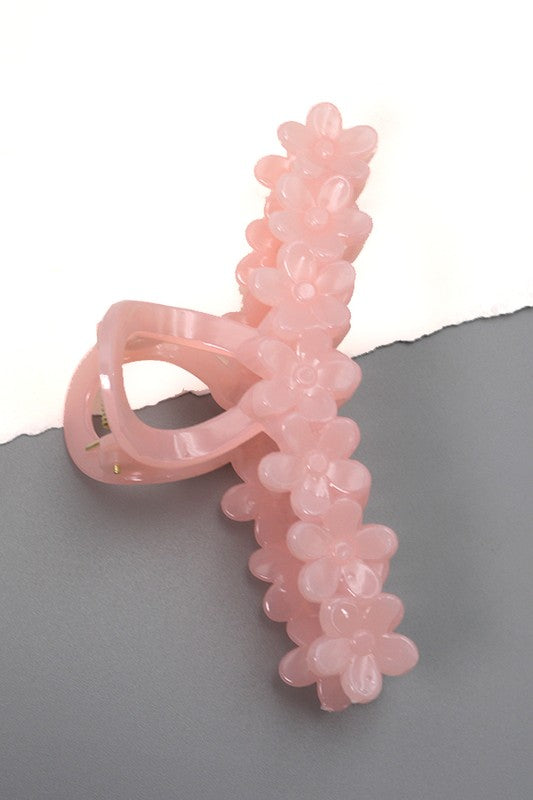 Half Moon Daisy Claw Clip