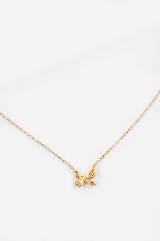 Simple Bow Necklace