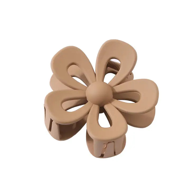 Matte Flower Claw Clips/ More Colors