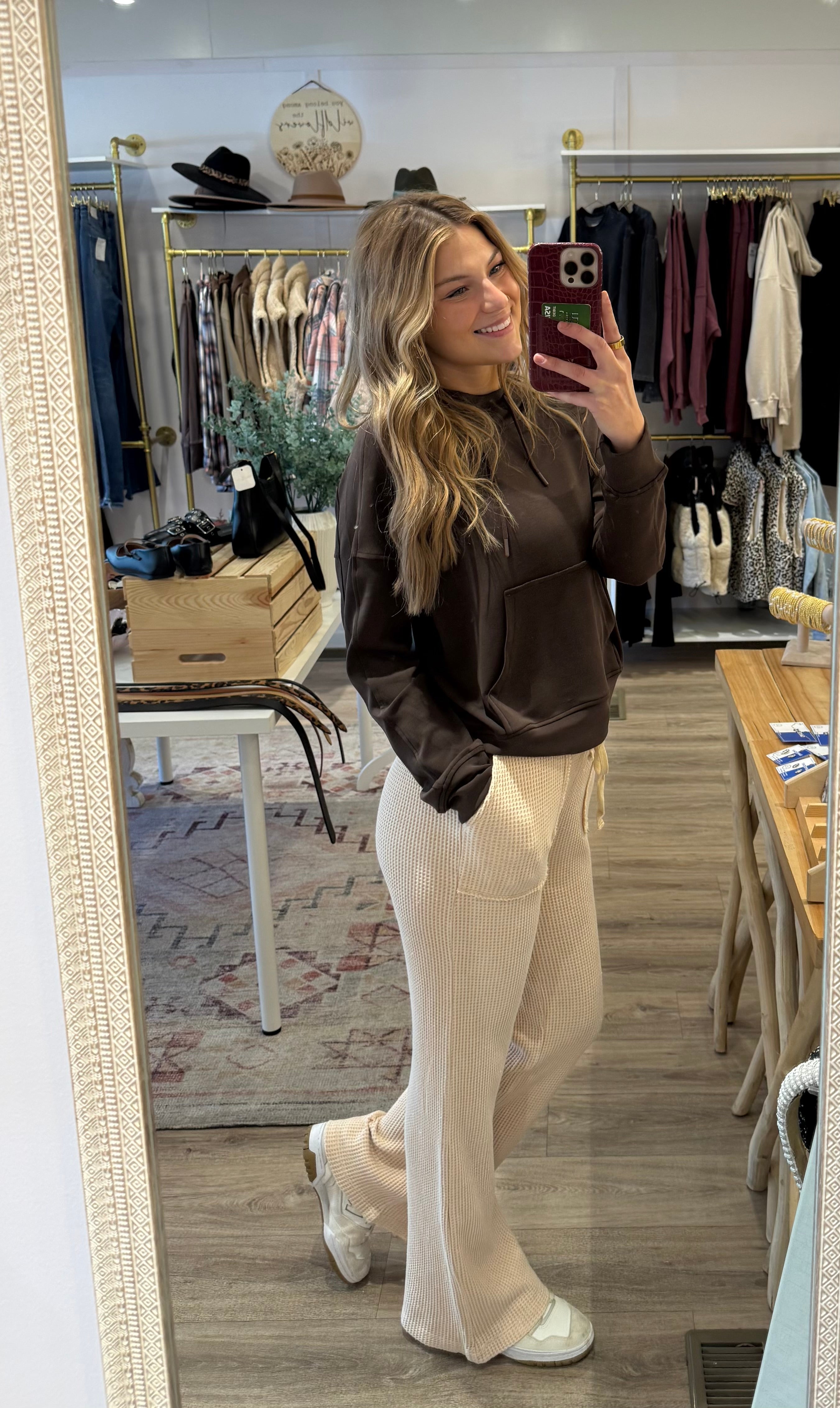 Waffle Knit Sweatpants/More Colors