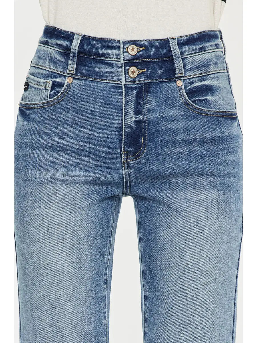 Kan Can Slim Straight Jean with Cuff