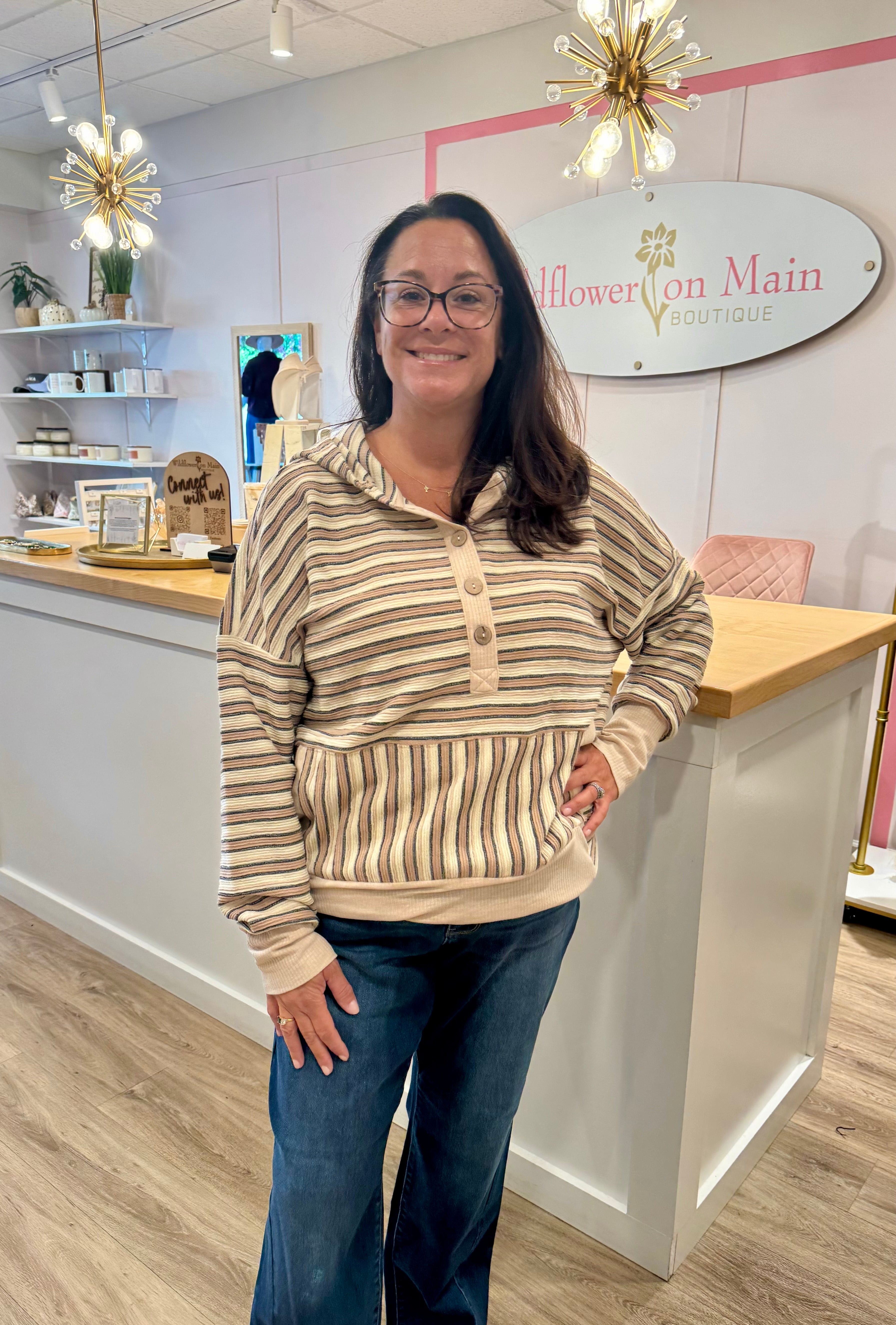 Plus Size Hooded Sweatshirt