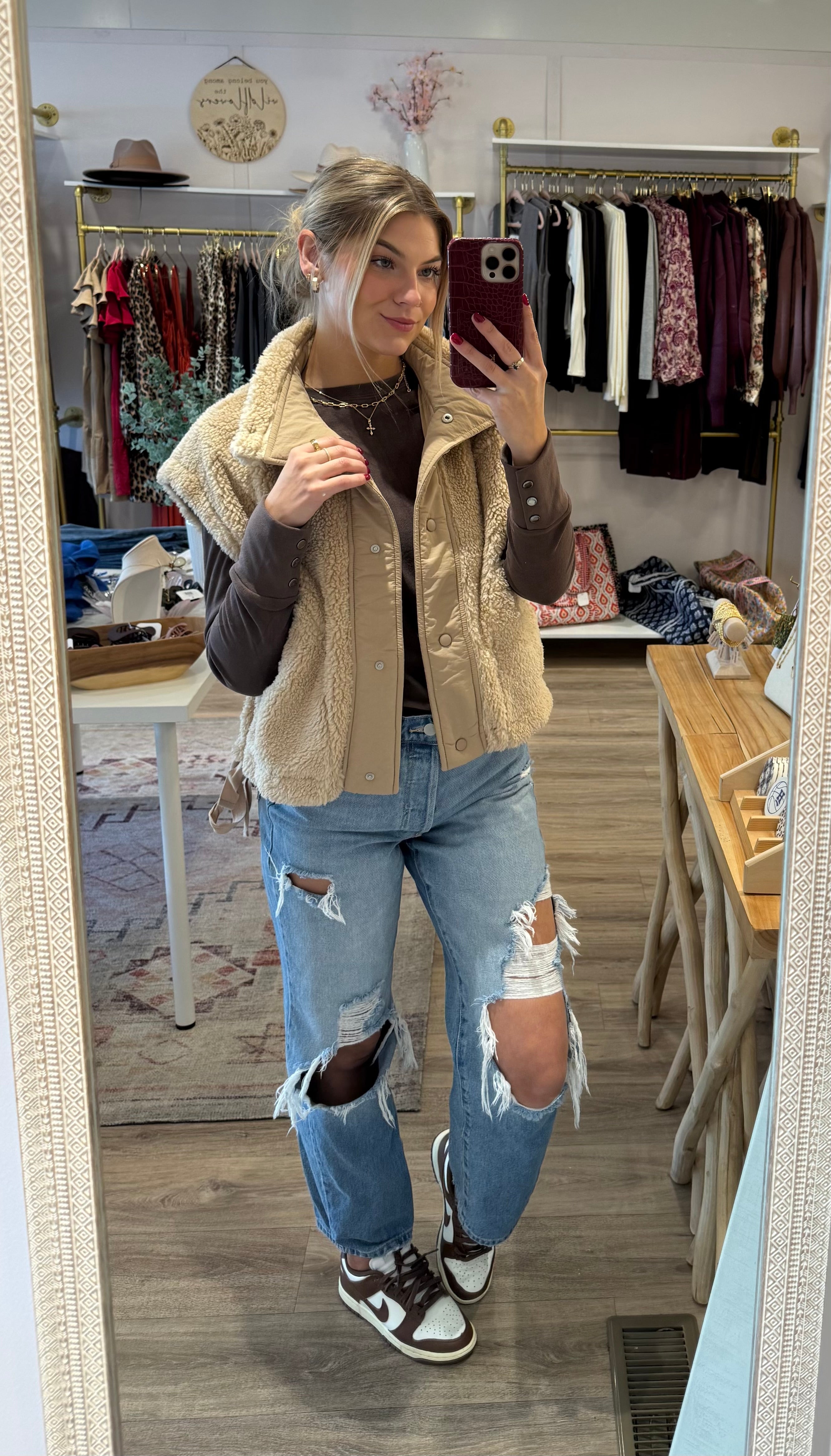Sherpa Oversized Vest