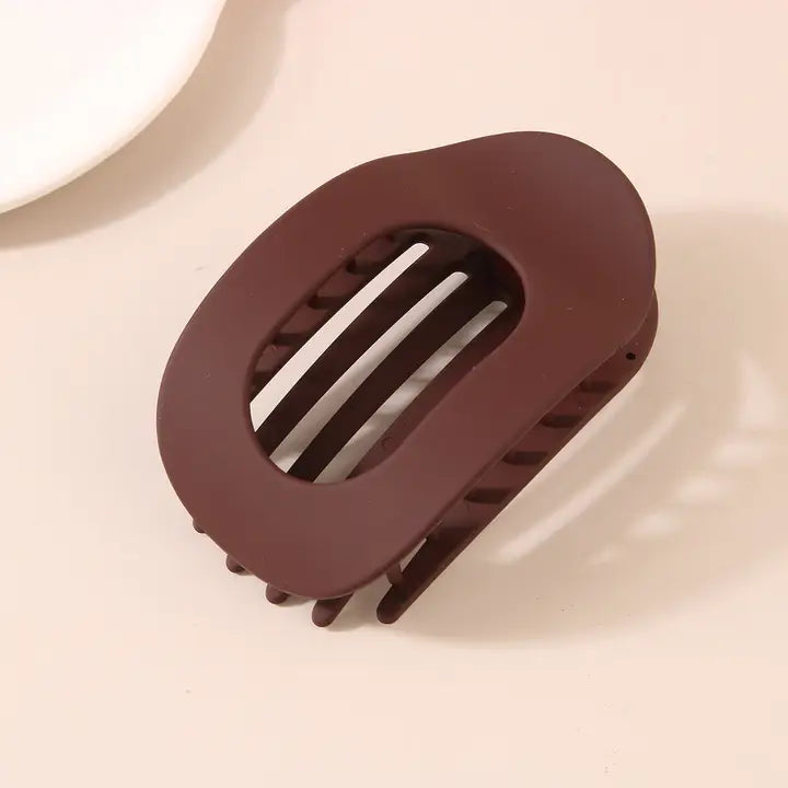 Oval Flat Hair Clip/ More Colors