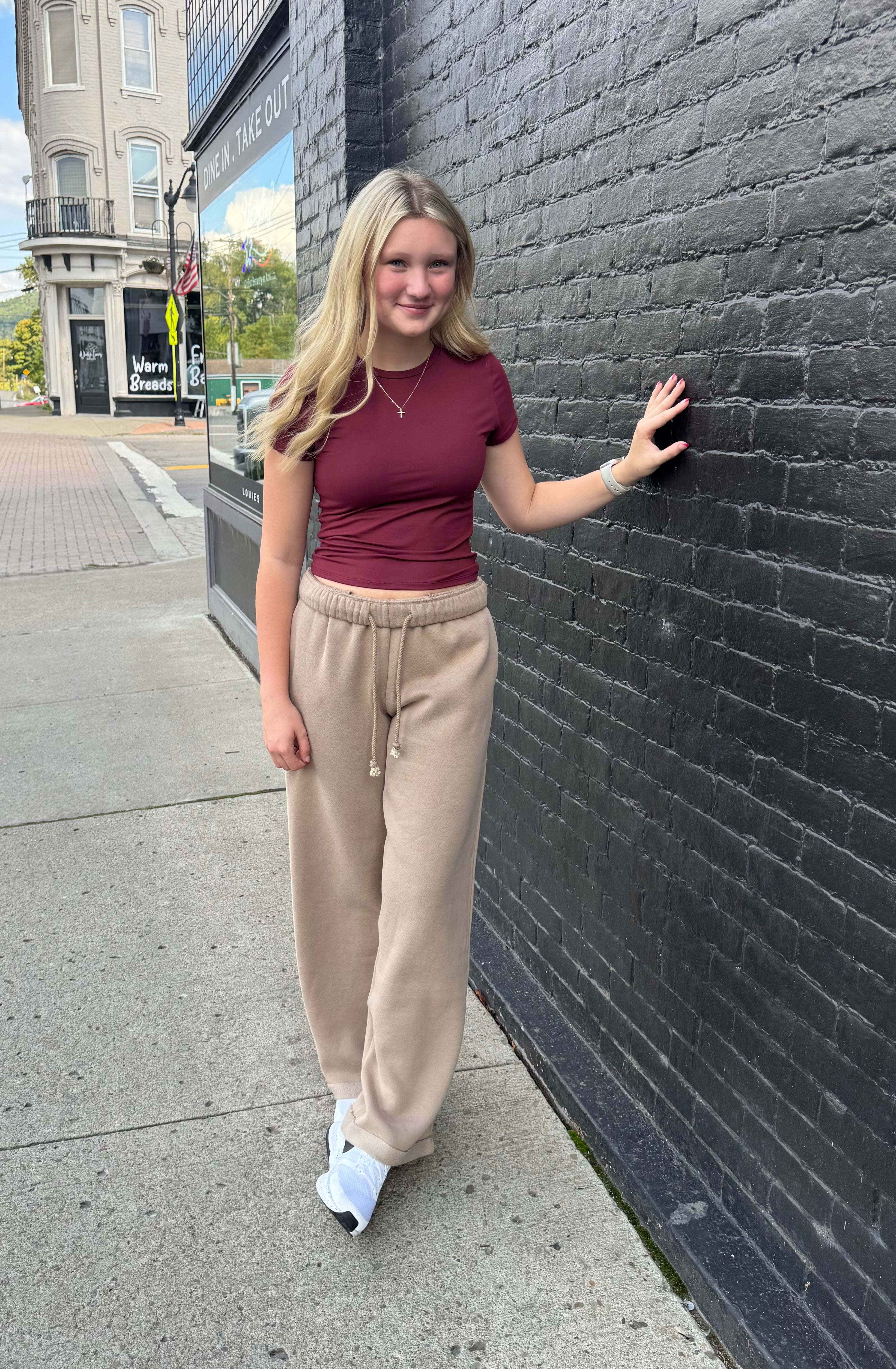 Brushed Poly Short Sleeve Top/ More Colors