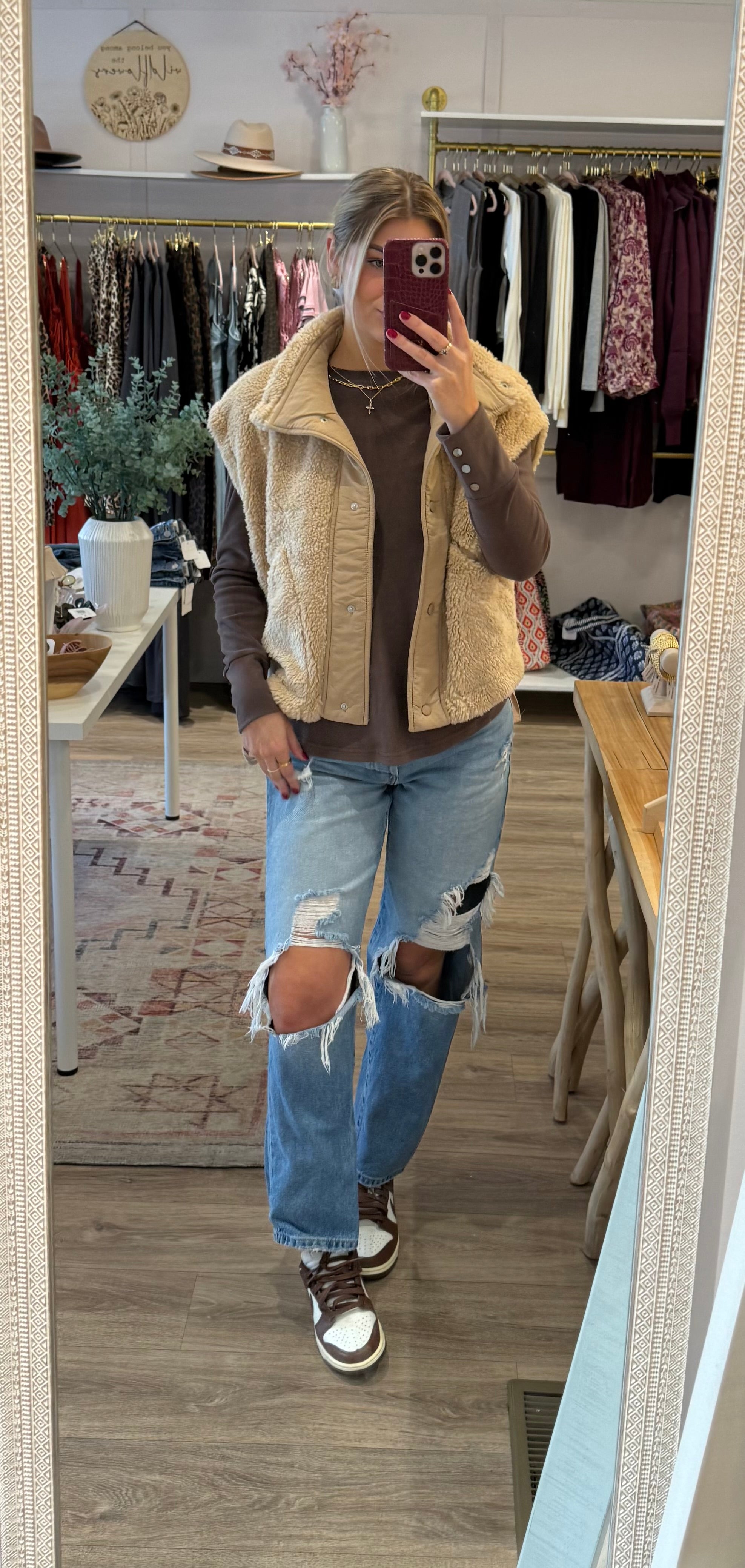 Sherpa Oversized Vest