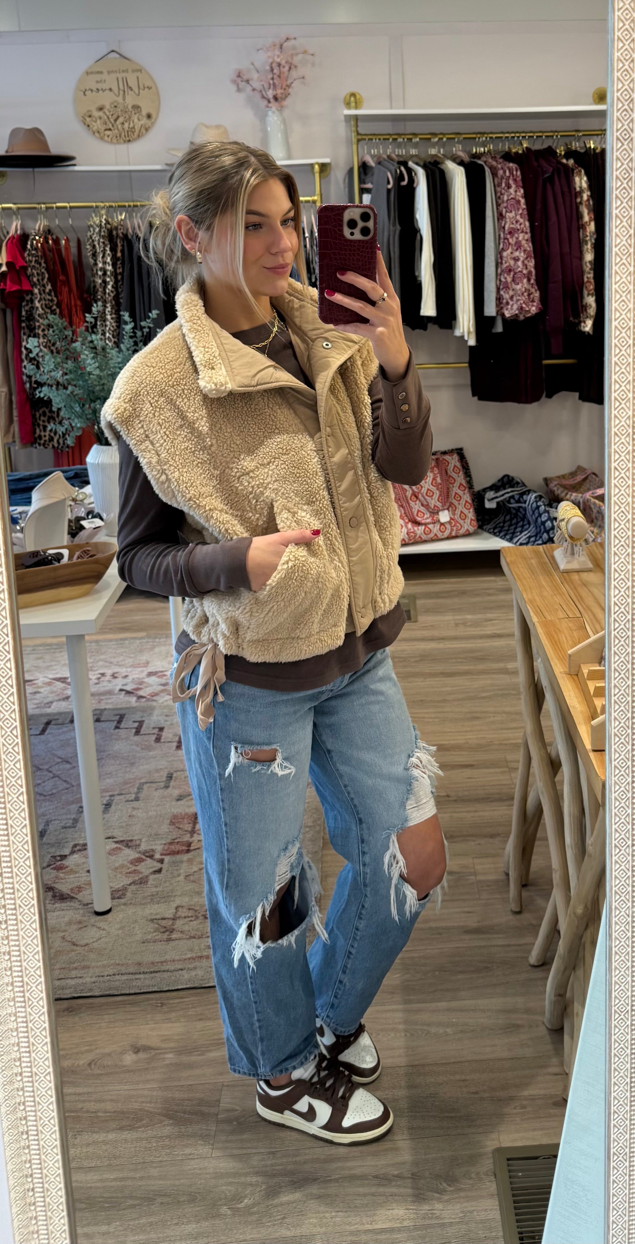 Sherpa Oversized Vest