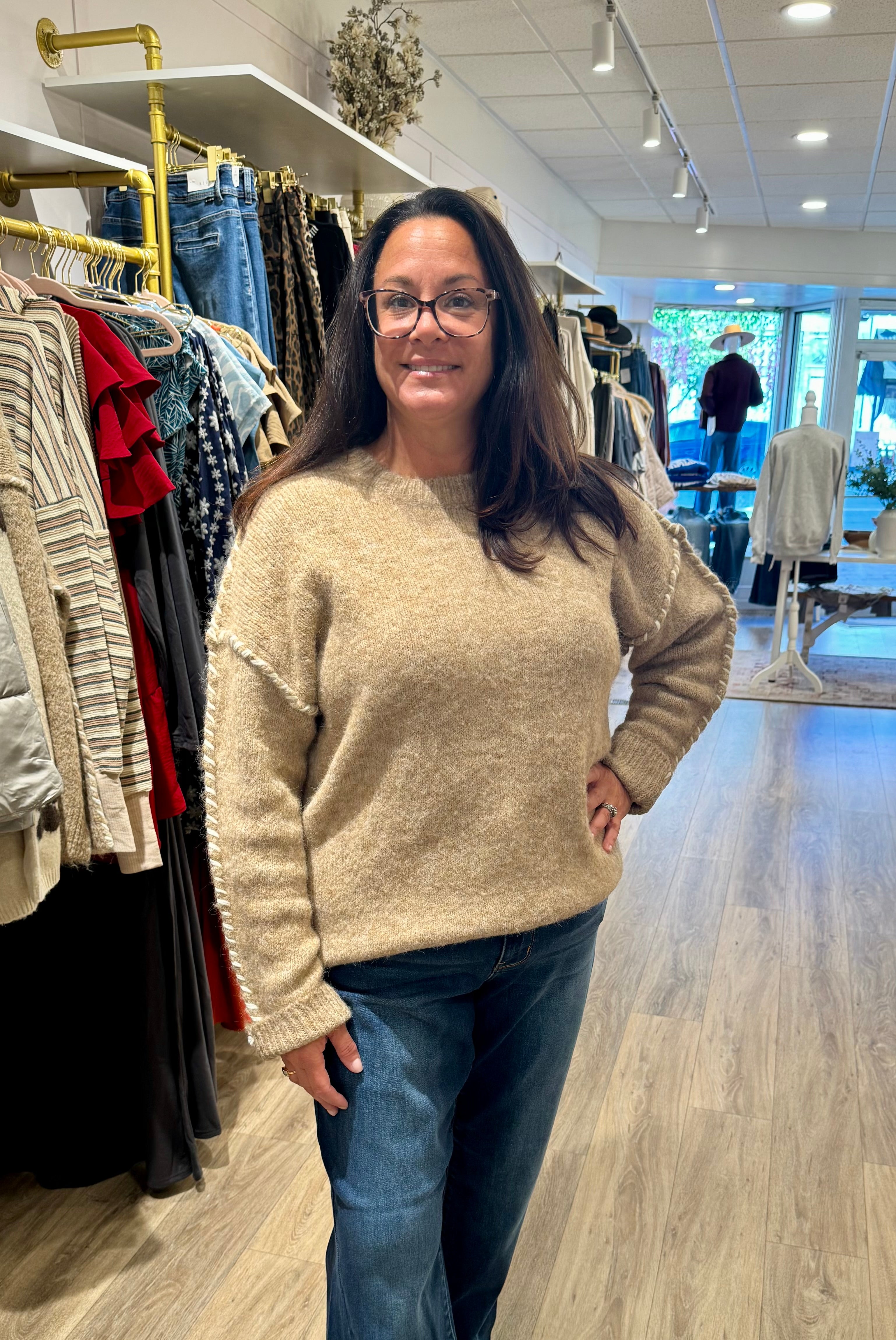 Plus Size Terra Stitch Sweater
