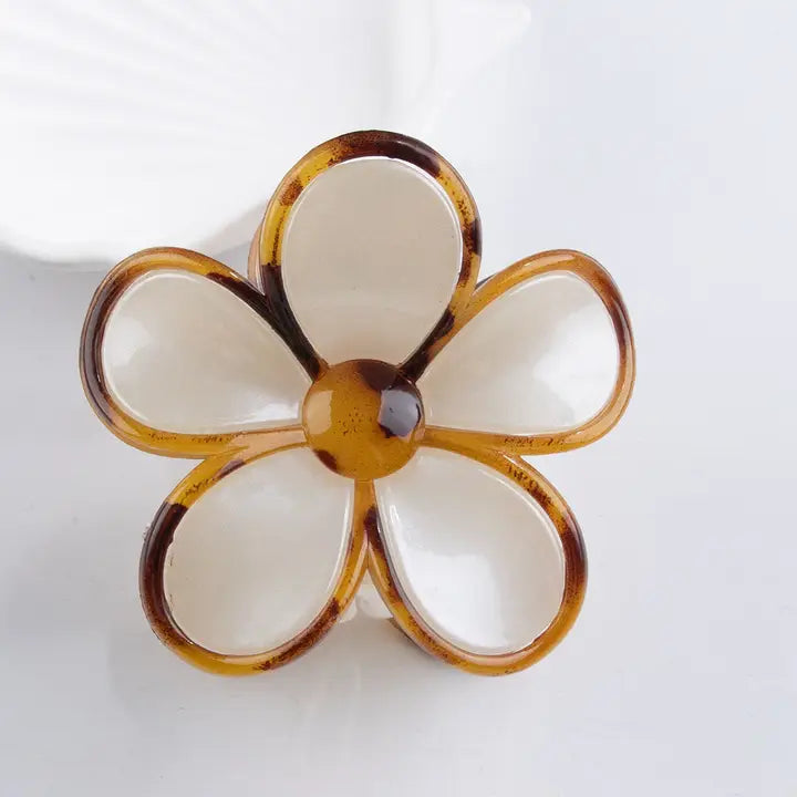 Fall Flower Claw Clips/ More Colors