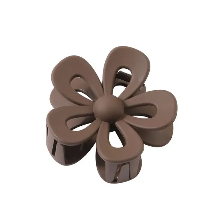 Matte Flower Claw Clips/ More Colors