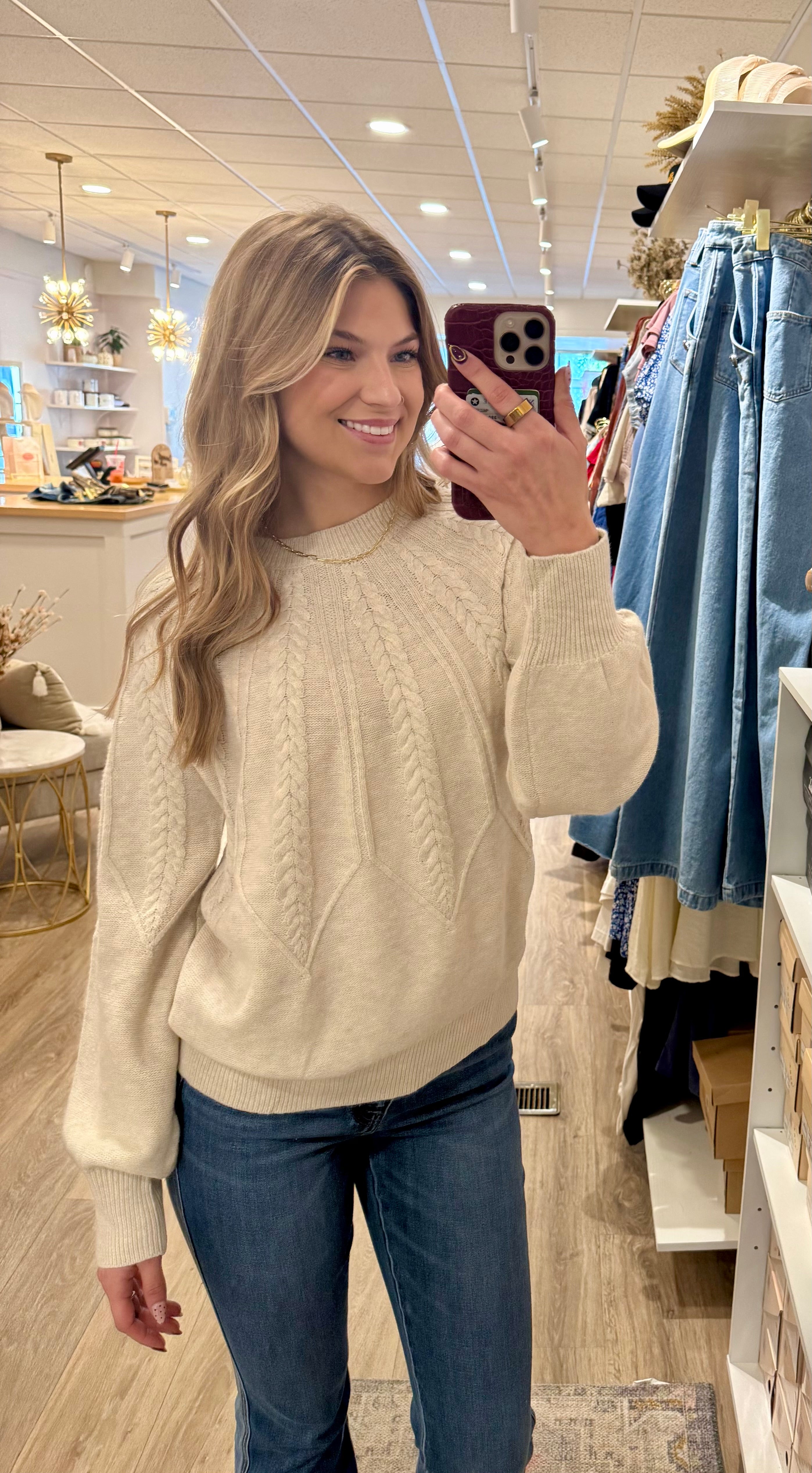The Cambridge Cable Knit Sweater