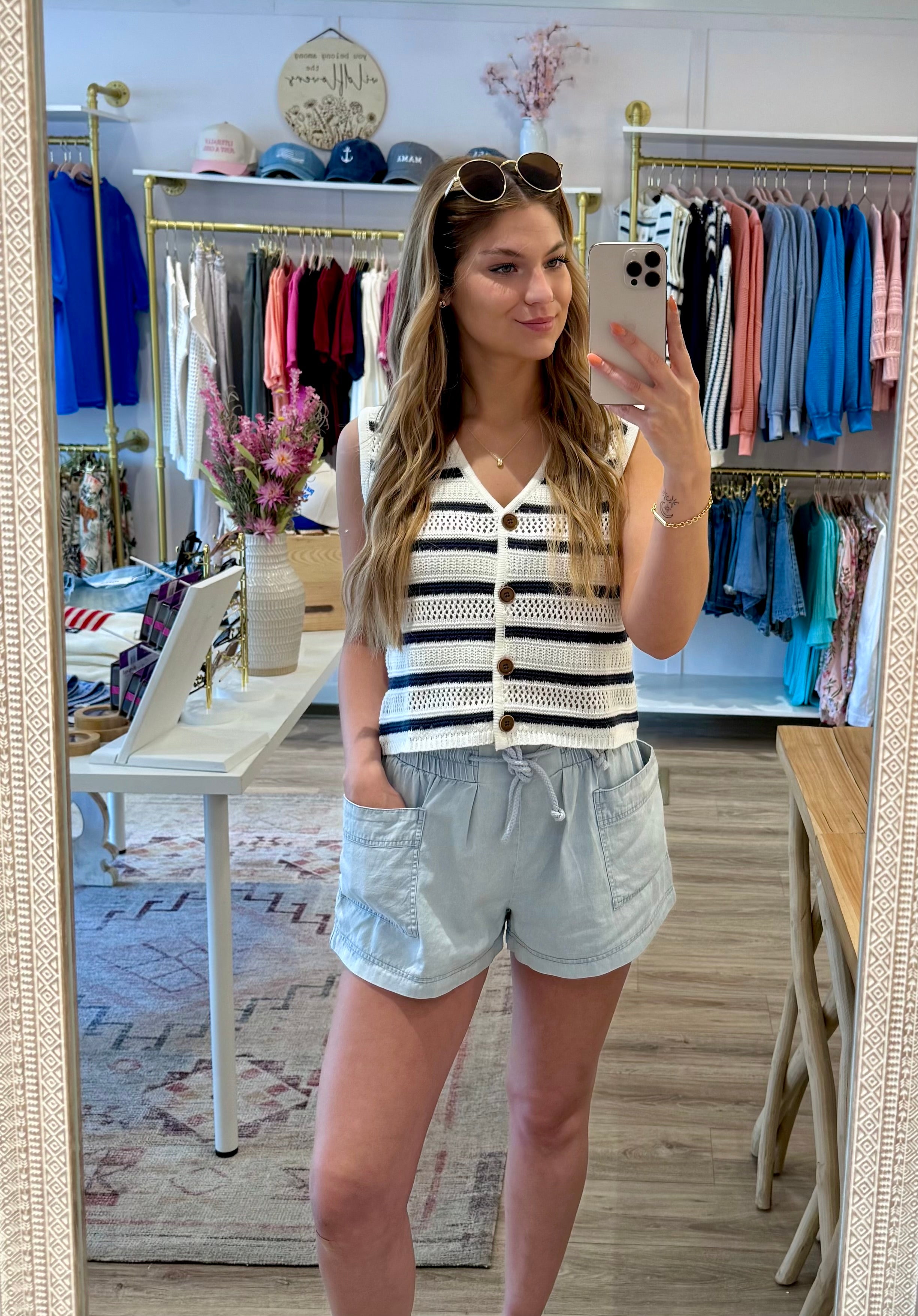 Tie Front flowy short