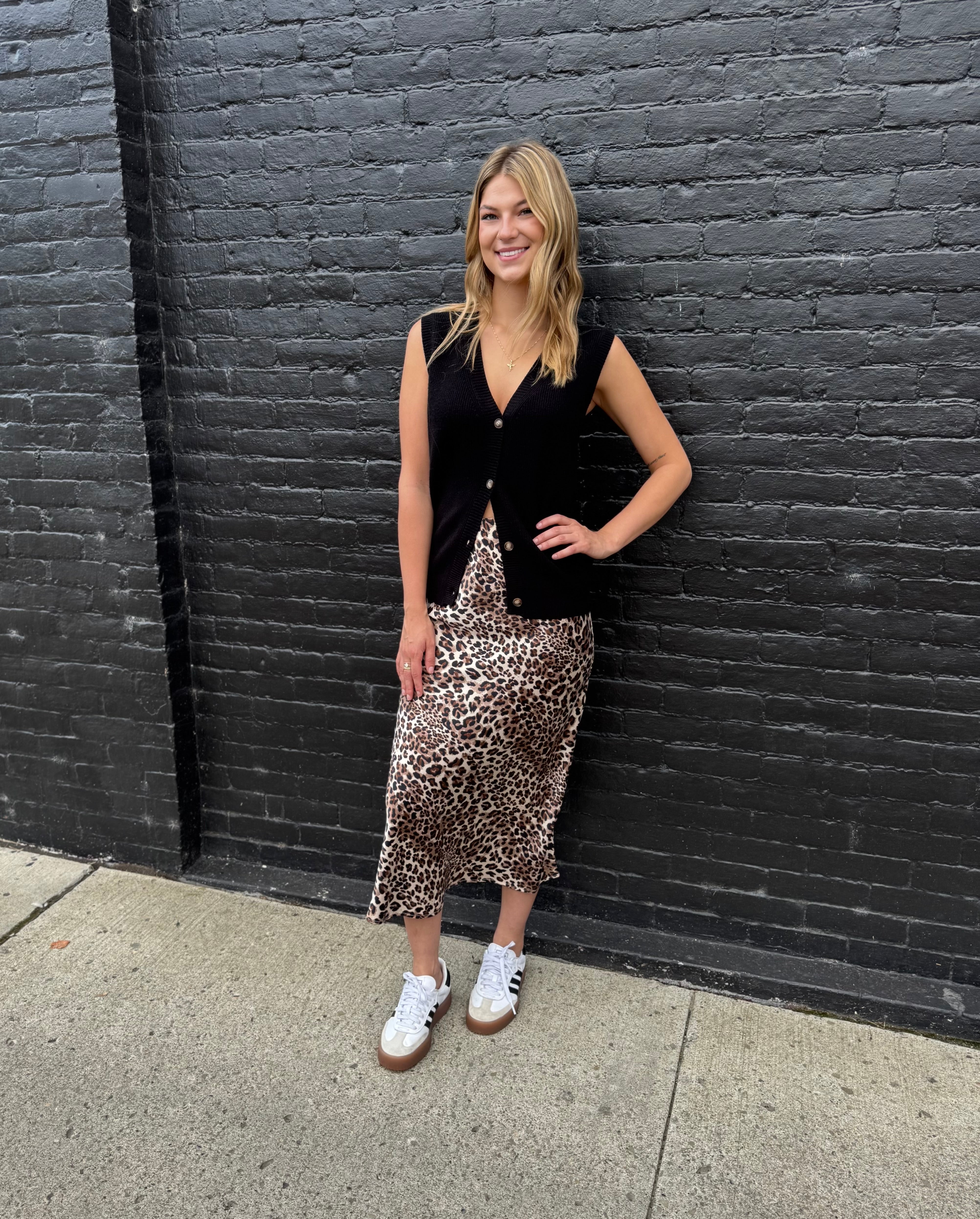Spotted Sensation Long Skirt