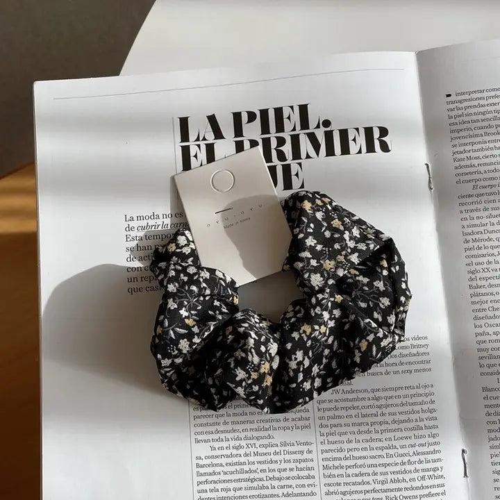 Floral Fall Scrunchie/ More Colors