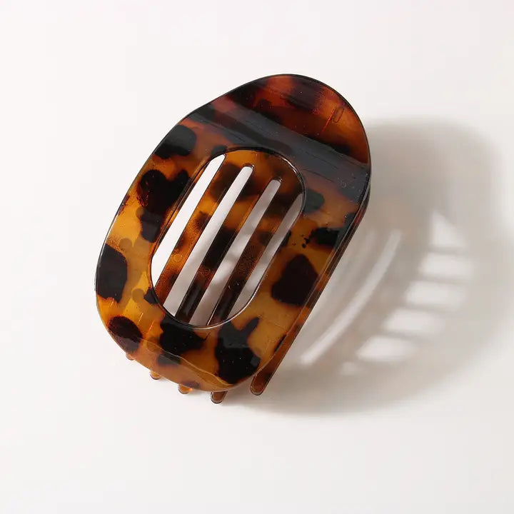 Oval Flat Hair Clip/ More Colors