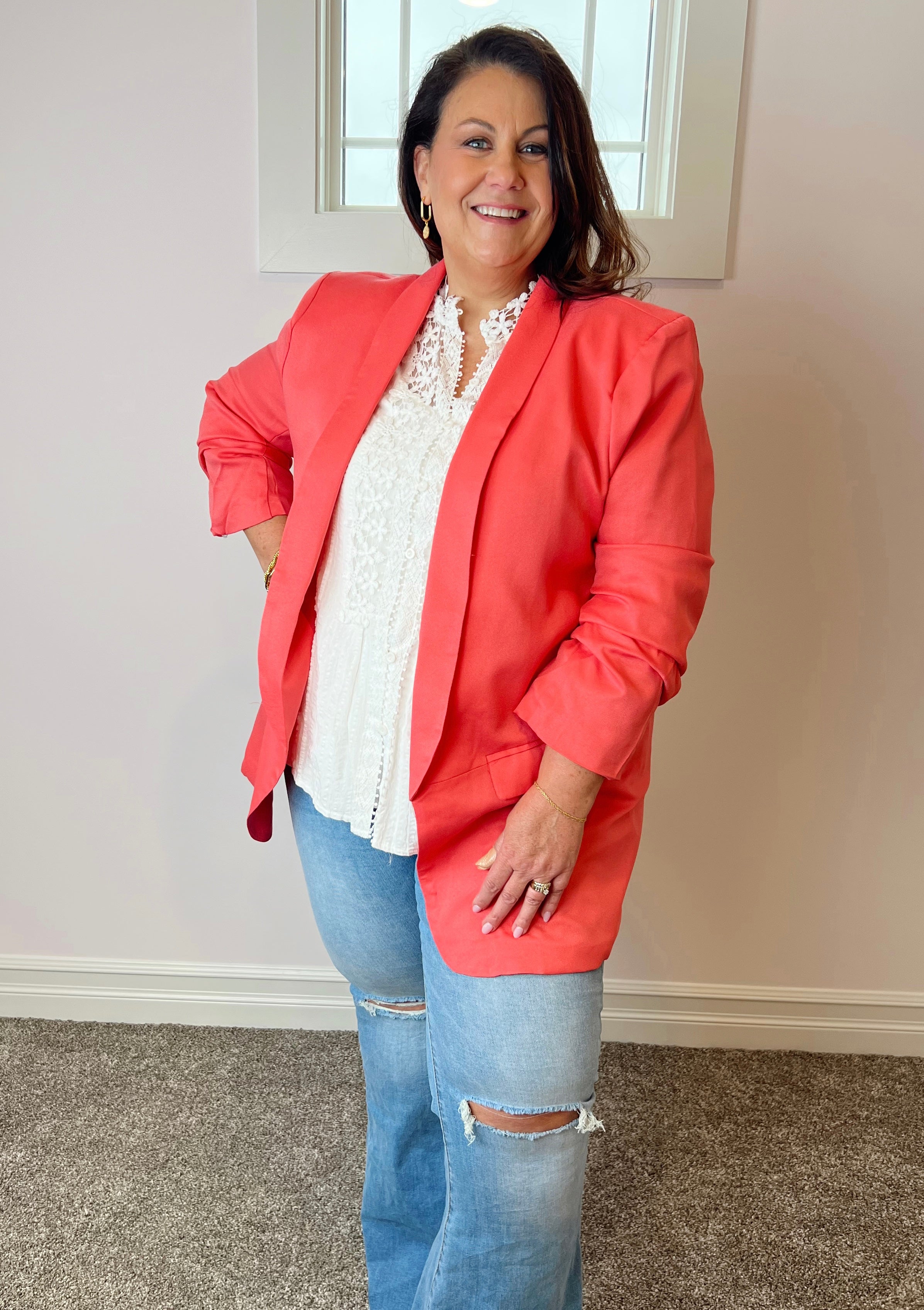 Curvy Kelley Blazer- More Colors