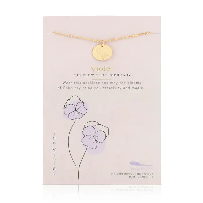 Moments of You Birth Flower Necklace