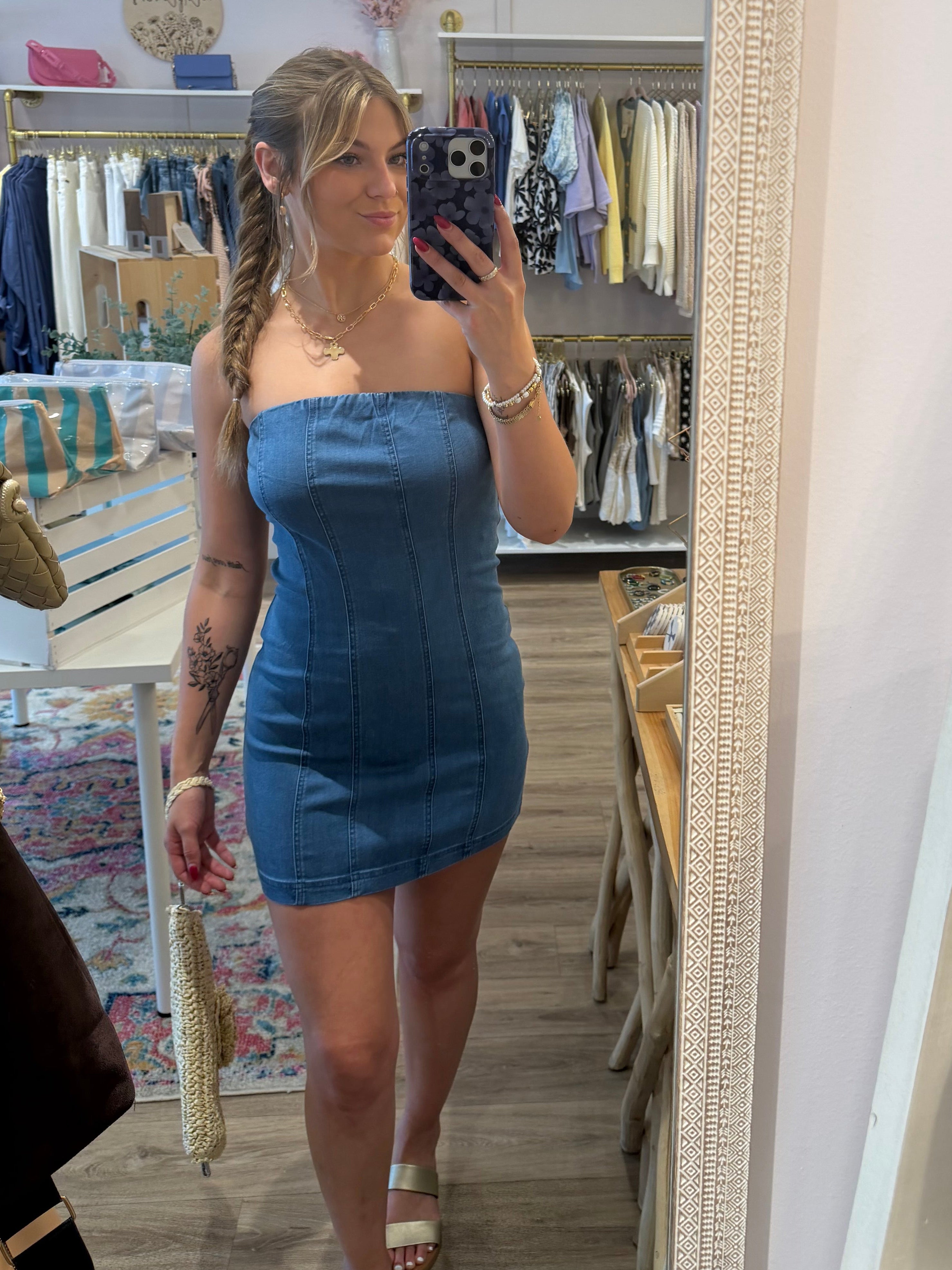Sunkissed Denim Dress