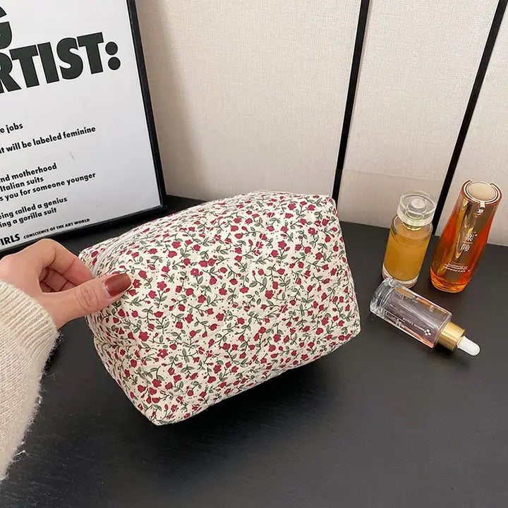 Floral Cosmetic Bags/ More Colors