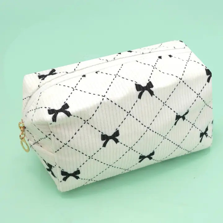 Charming Bow Cosmetic Bags/ More Colors