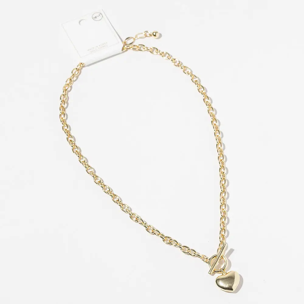 Heart Toggle Necklace