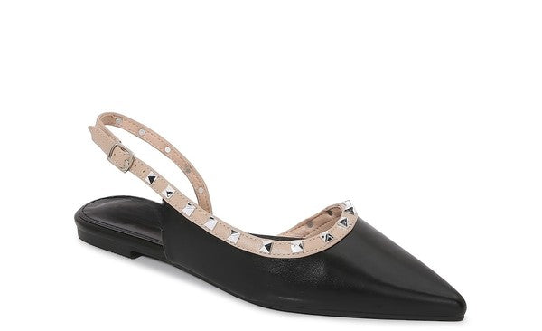 Studded Ballet Flats- More Colors