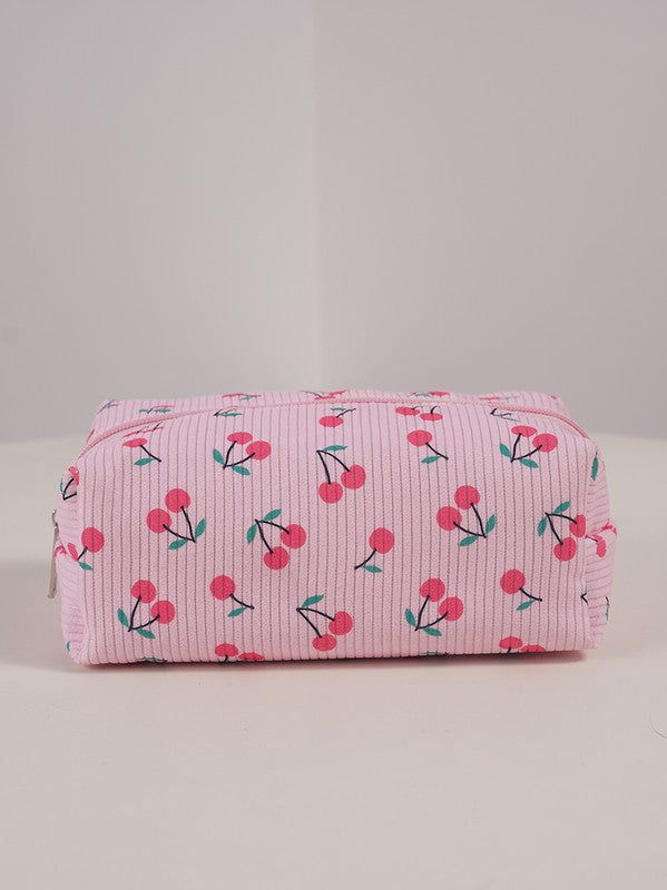 Cherry Cosmetic Bag