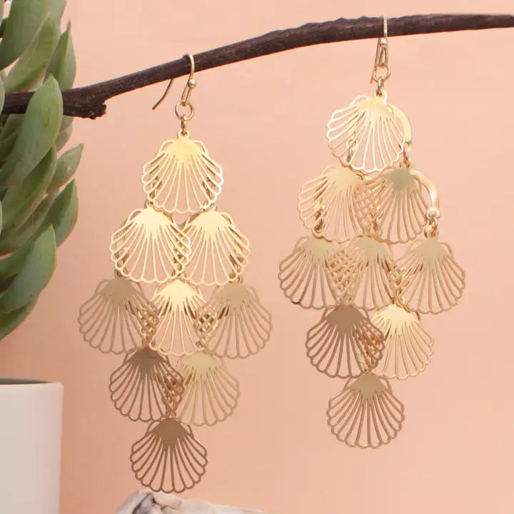 Seashells Cascading Earring