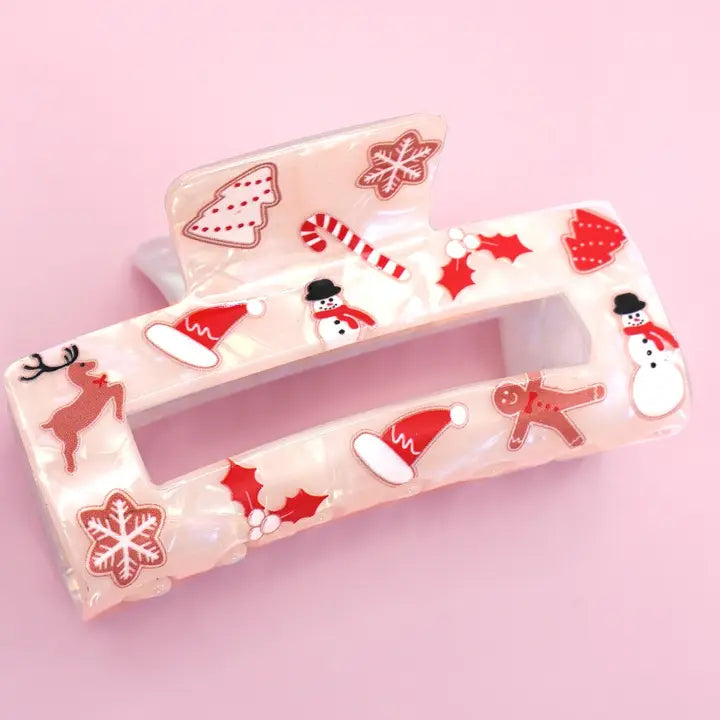 Holiday claw clips/ multi styles