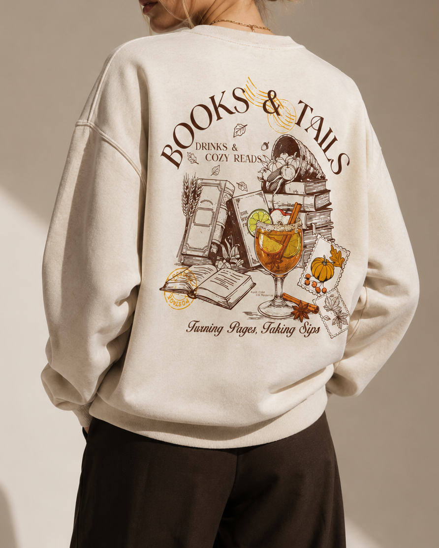 Books & Tails Fall Sweatshirt