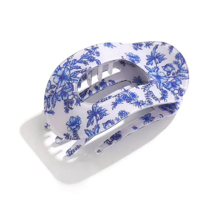 Spring flat oval Hair Claw Clips/ More Colors