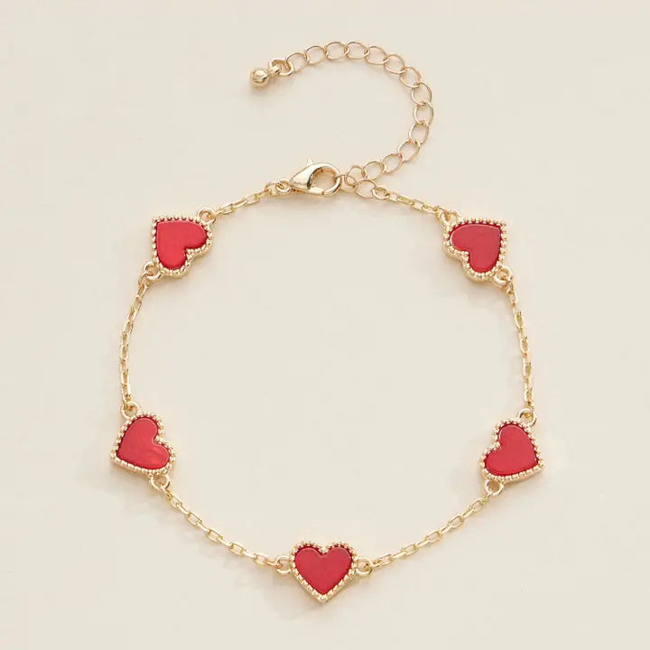 Heart Bracelets/More Colors