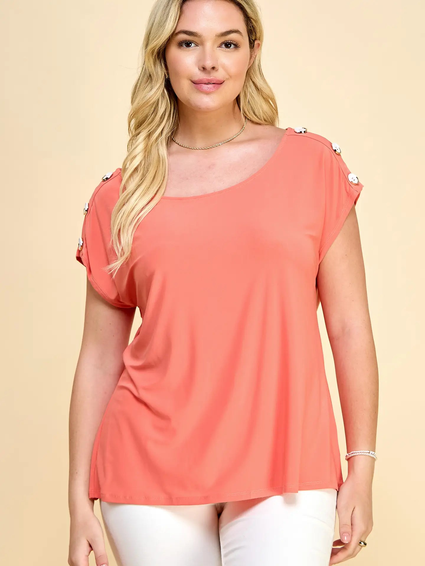 Plus Size Citrus Glow Top