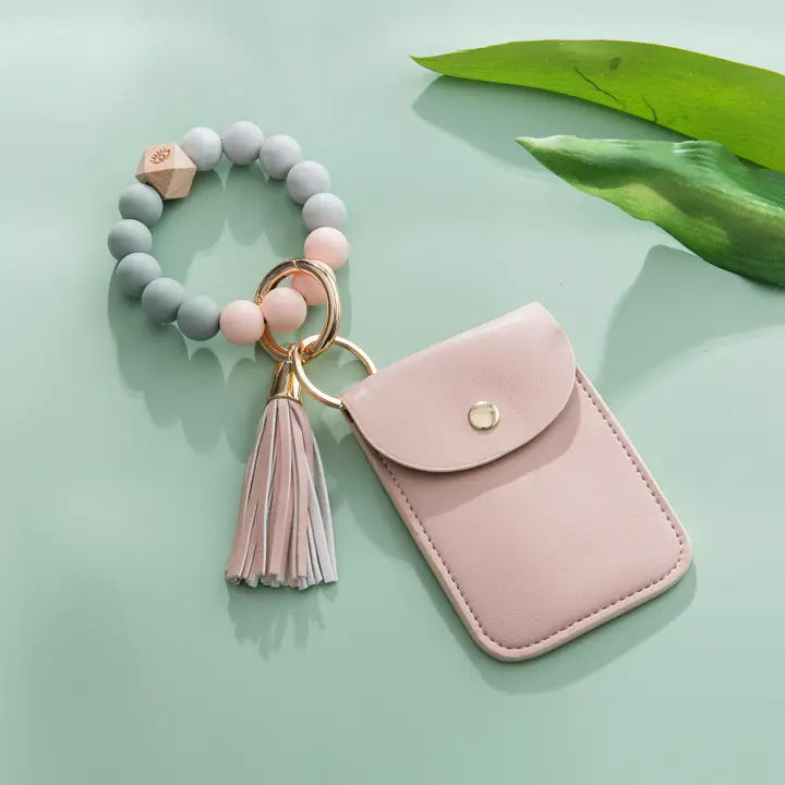 Coin and Card Keychain Wallet/ More Colors