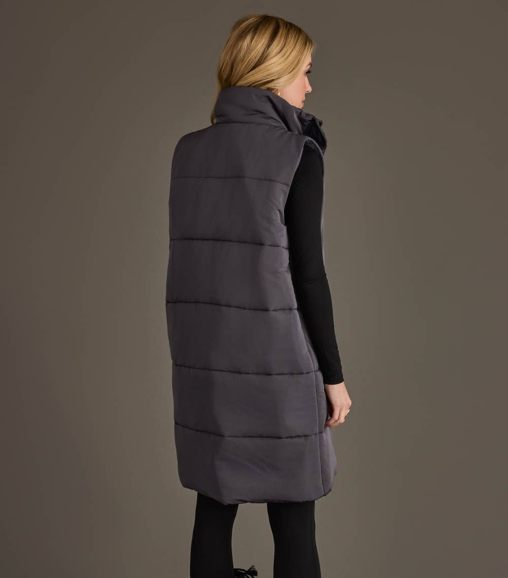 Dk. Gray Long Vest
