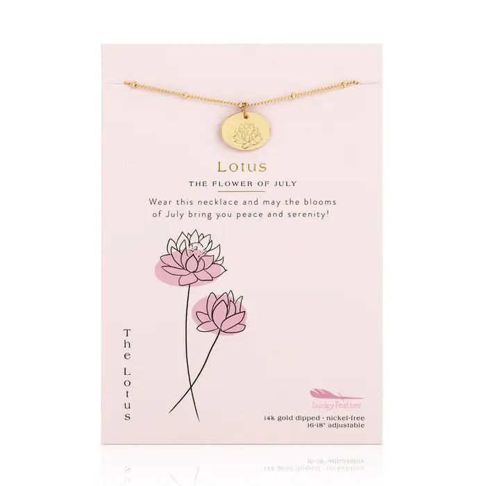 Moments of You Birth Flower Necklace