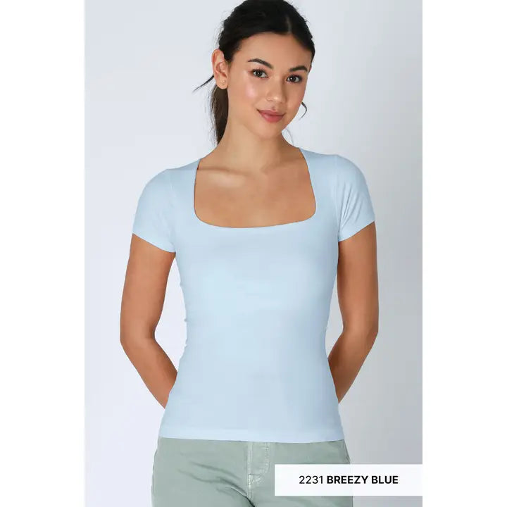 Squarely Chic Top/ More Colors