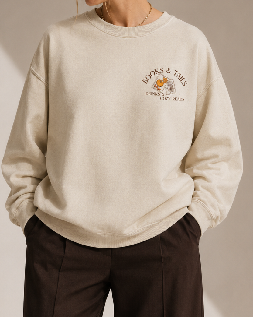 Books & Tails Fall Sweatshirt