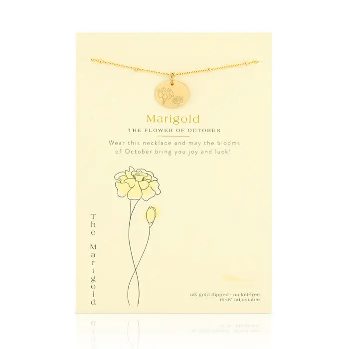 Moments of You Birth Flower Necklace