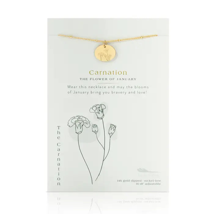 Moments of You Birth Flower Necklace