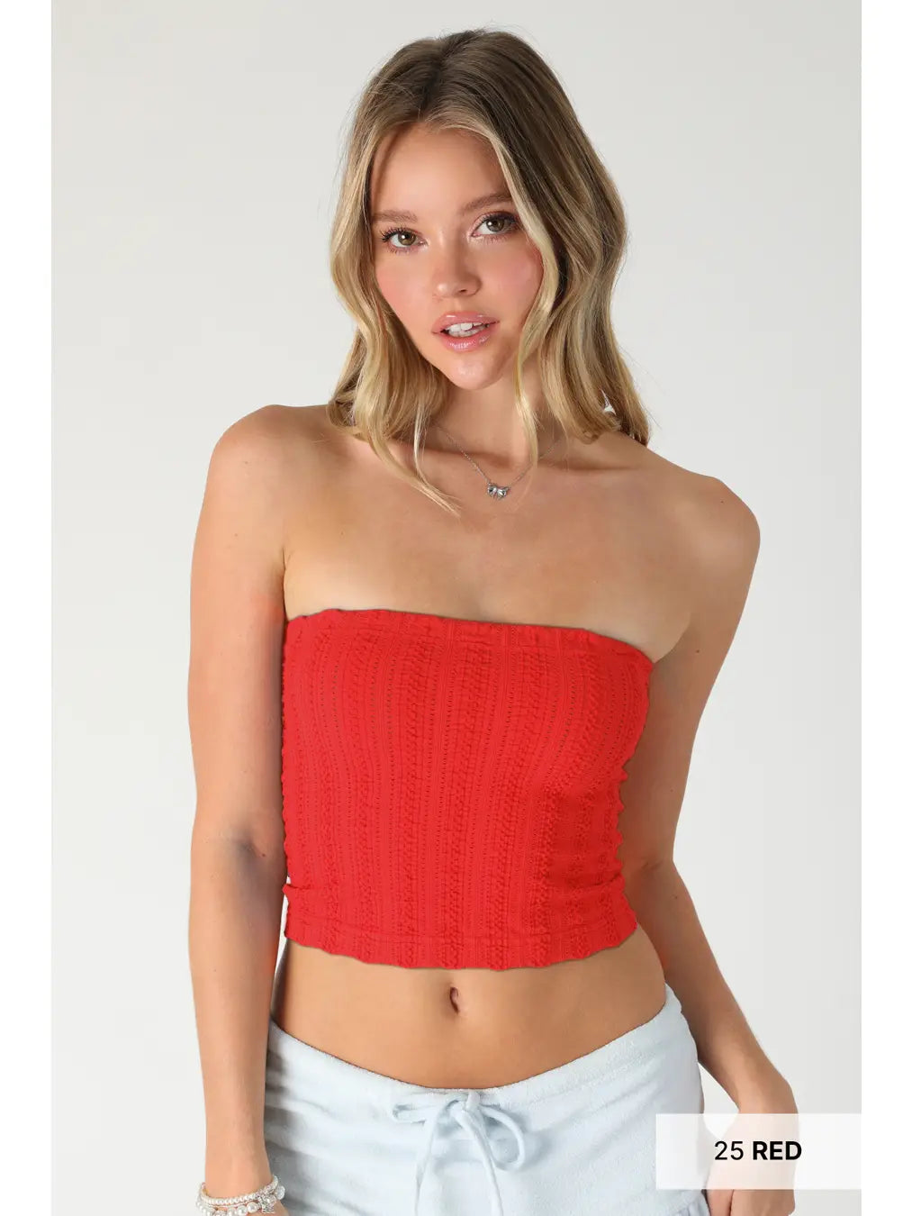 Red Crop Top