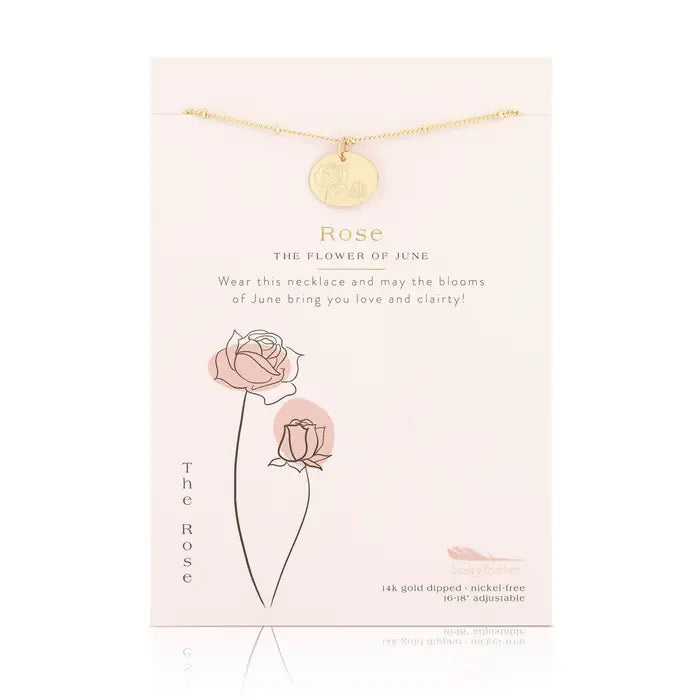 Moments of You Birth Flower Necklace