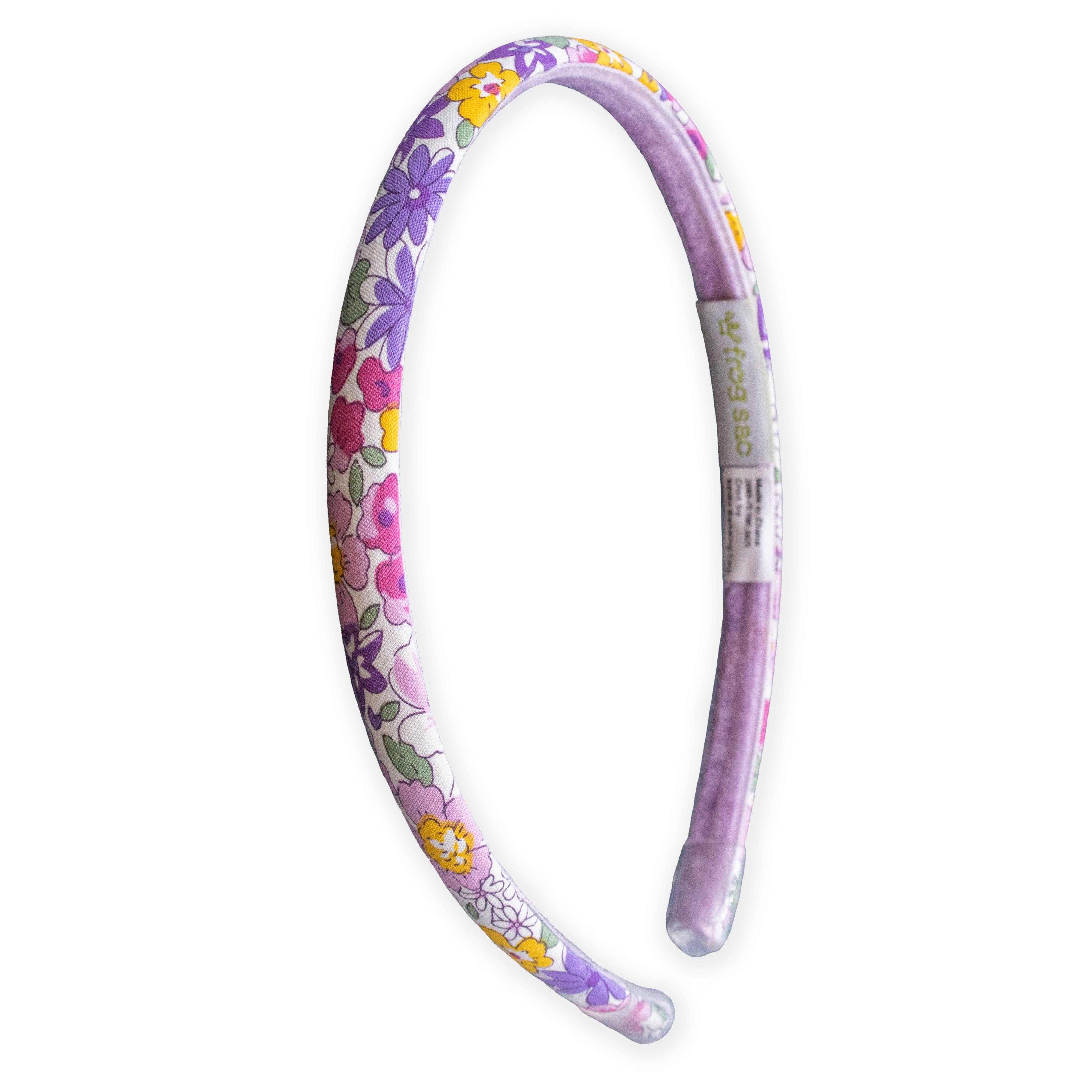 Thin Floral Headband - Non Slip Hair Accessories for Kids/ More Colors