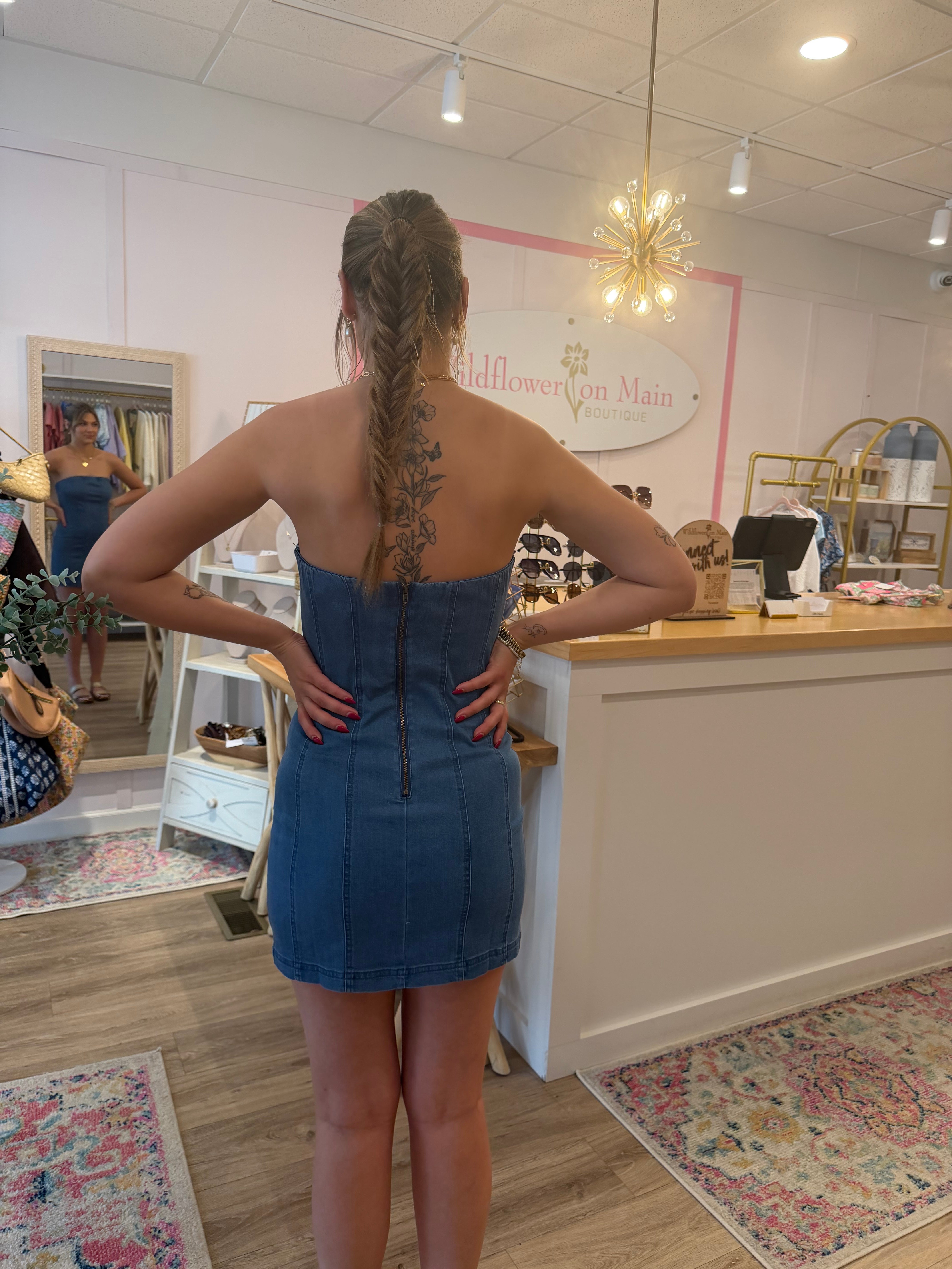 Sunkissed Denim Dress