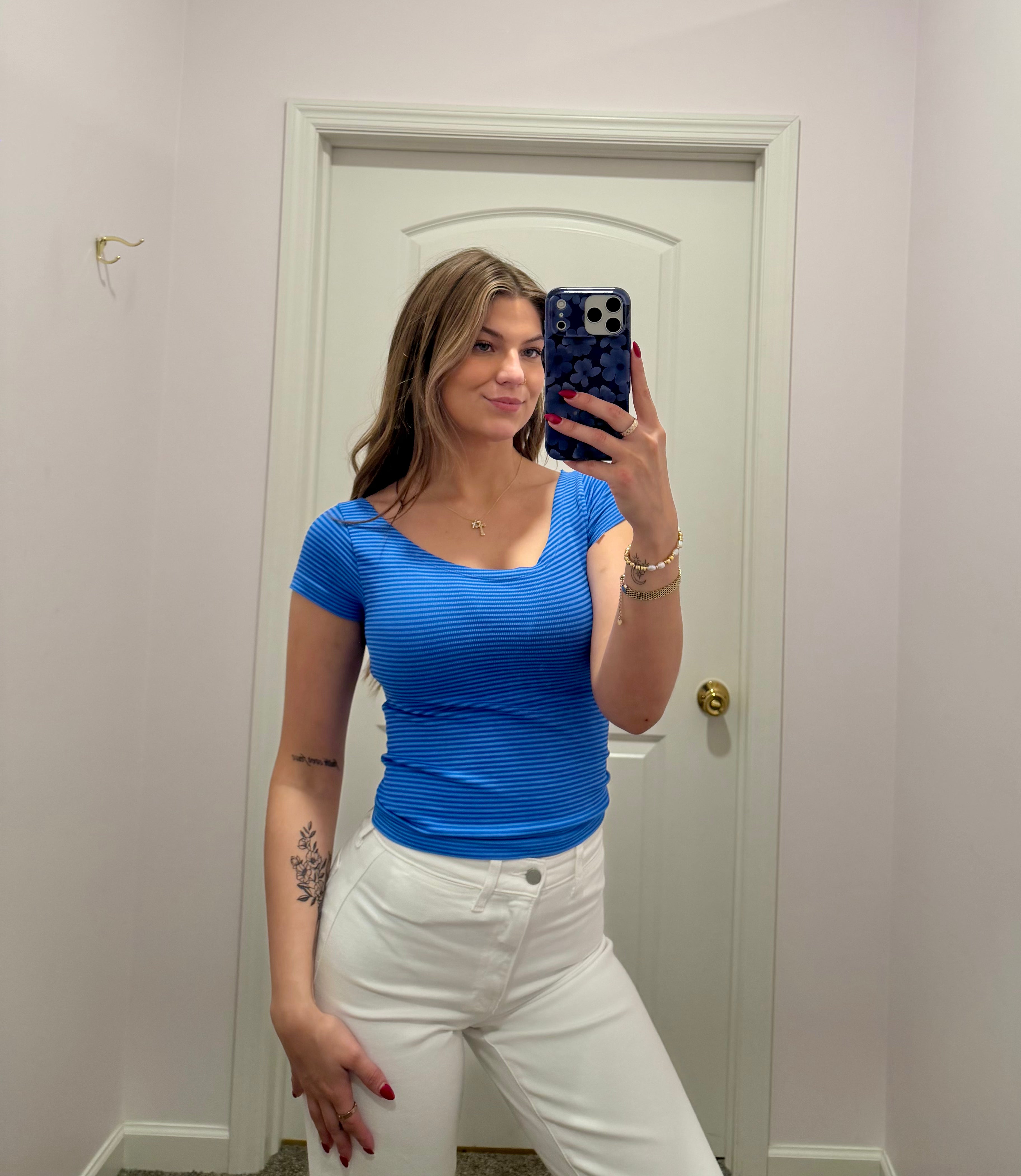 Reversible Striped Top